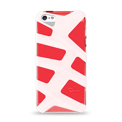 Удароустойчив хибриден кейс за iPhone 5, iPhone 5S, iPhone SE - Pinlo Antlers Case (червен-бял) | JAR Computers Удароустойчив хибриден кейс за iPhone 5, iPhone 5S, iPhone SE - Pinlo Antlers Case (червен-бял)