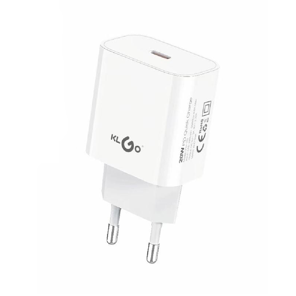 Зарядно у-ство KLG PD 20W без кабел подходящо за Iphone 11/12