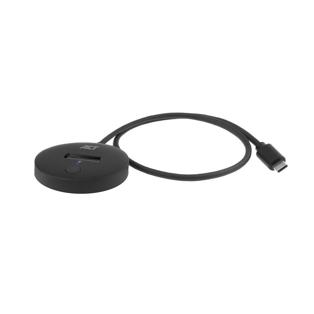ACT AC1501 докинг станция за устройство за съхранение на данни USB 3.2 Gen 2 (3.1 Gen 2) Type-C Черен | JAR Computers ACT AC1501 докинг станция за устройство за съхранение на данни USB 3.2 Gen 2 (3.1 Gen 2) Type-C Черен