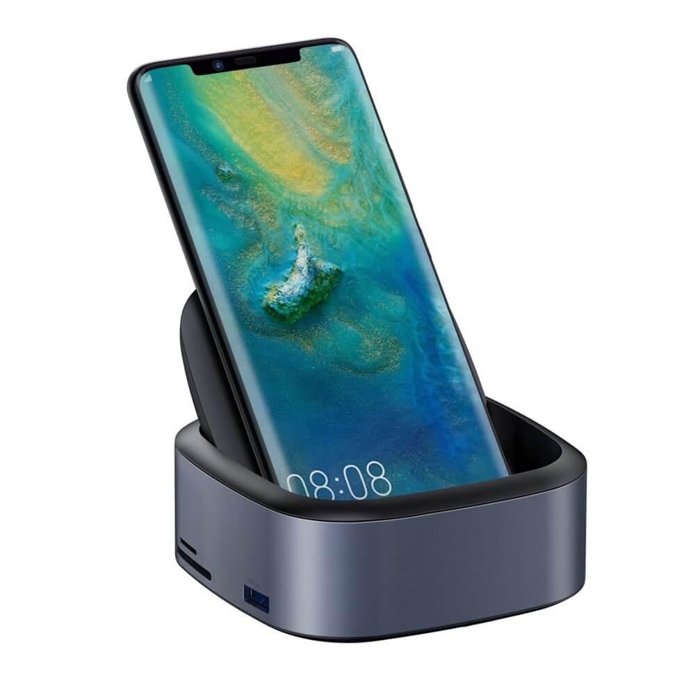 Док станция с USB портове, HDMI, USB-C, четец за карти и 3.5 аудио изход за мобилни устройства с USB-C порт - Baseus Mate USB-C Charging Dock Station | JAR Computers Док станция с USB портове, HDMI, USB-C, четец за карти и 3.5 аудио изход за мобилни устройства с USB-C порт - Baseus Mate USB-C Charging Dock Station
