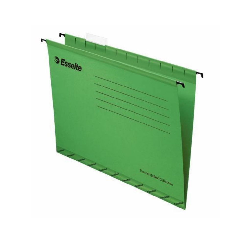 Esselte A4 Hanging Folders Green (90318) | JAR Computers Esselte A4 Hanging Folders Green (90318)