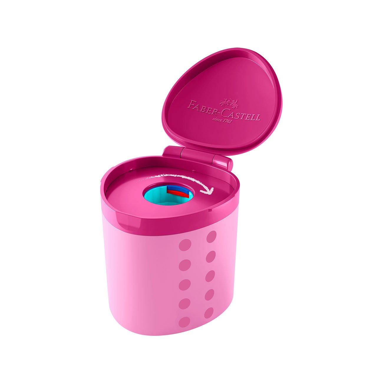Faber-Castell Острилка Grippy, единична, розова | JAR Computers Faber-Castell Острилка Grippy, единична, розова