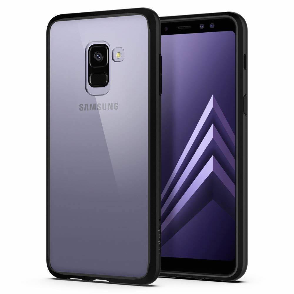 Хибриден кейс с висока степен на защита за Samsung Galaxy A8 (2018) - Spigen Ultra Hybrid Case (черен) | JAR Computers Хибриден кейс с висока степен на защита за Samsung Galaxy A8 (2018) - Spigen Ultra Hybrid Case (черен)