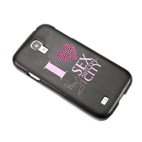 Кейс с кожено покритие и кристали Сваровски за Samsung Galaxy S4 - TTAF Sex And The City I Love SATC Case | JAR Computers Кейс с кожено покритие и кристали Сваровски за Samsung Galaxy S4 - TTAF Sex And The City I Love SATC Case