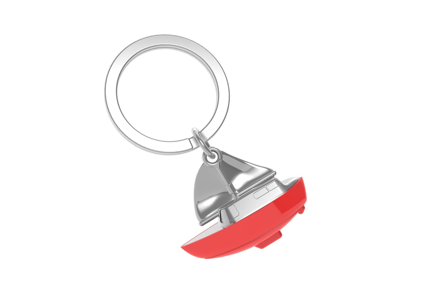 Ключодържател Metalmorphose Sailing boat - Red