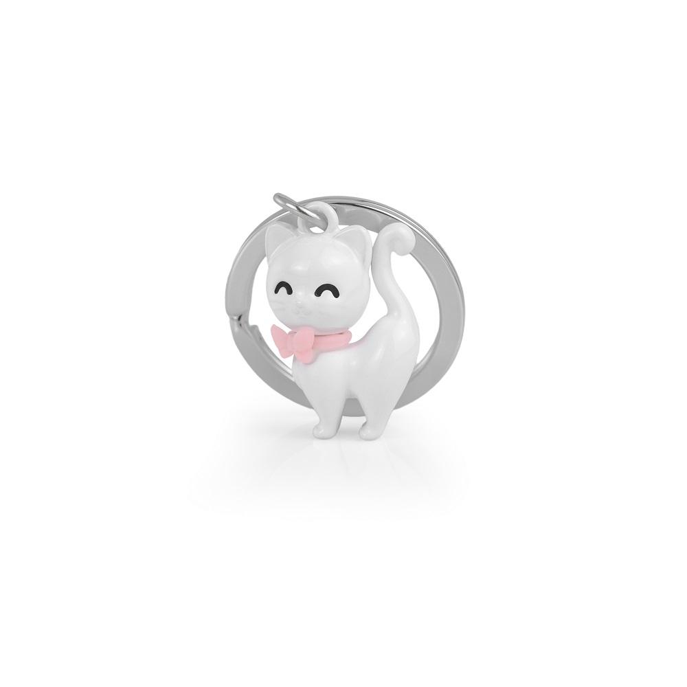 Ключодържател Metalmorphose White Cat | JAR Computers Ключодържател Metalmorphose White Cat