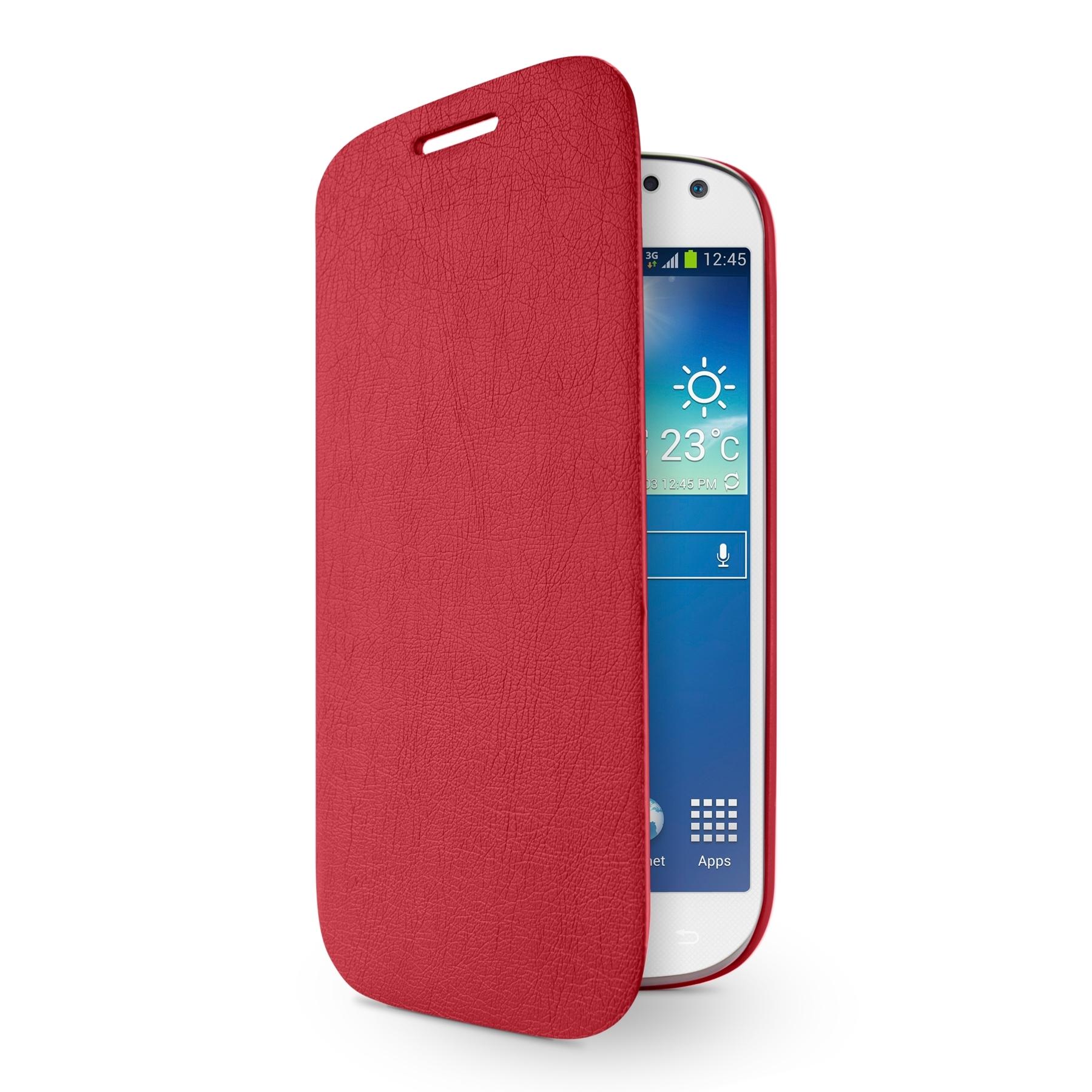 Кожен калъф за Samsung Galaxy S4 Mini - Belkin Micra Folio (червен) | JAR Computers Кожен калъф за Samsung Galaxy S4 Mini - Belkin Micra Folio (червен)