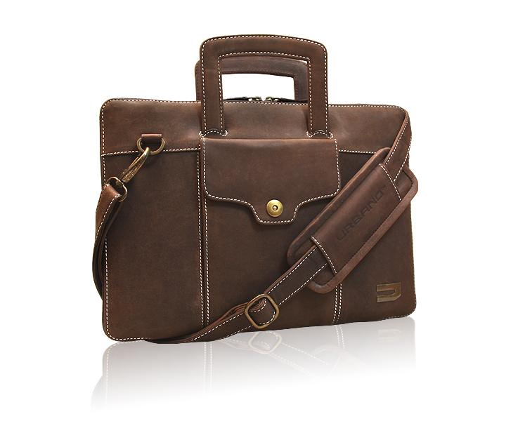 Кожена чанта (естествена кожа) за MacBook Air 13 и лаптопи до 13 ин. - Urbano Genuine Premium Cowhide Brief (кафяв) | JAR Computers Кожена чанта (естествена кожа) за MacBook Air 13 и лаптопи до 13 ин. - Urbano Genuine Premium Cowhide Brief (кафяв)