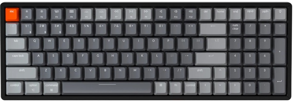 Механична клавиатура Keychron - K4, H-S, Tacticle, RGB, черна | JAR Computers Механична клавиатура Keychron - K4, H-S, Tacticle, RGB, черна