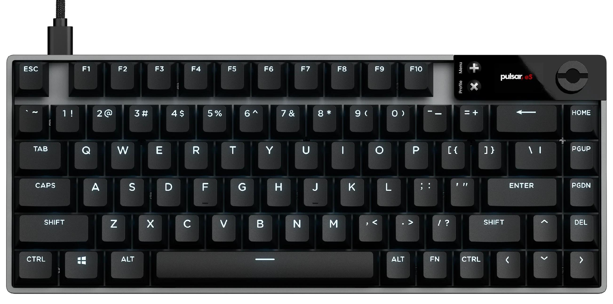 Механична клавиатура Pulsar - eS HE 70, Magnetic, RGB, черна | JAR Computers Механична клавиатура Pulsar - eS HE 70, Magnetic, RGB, черна