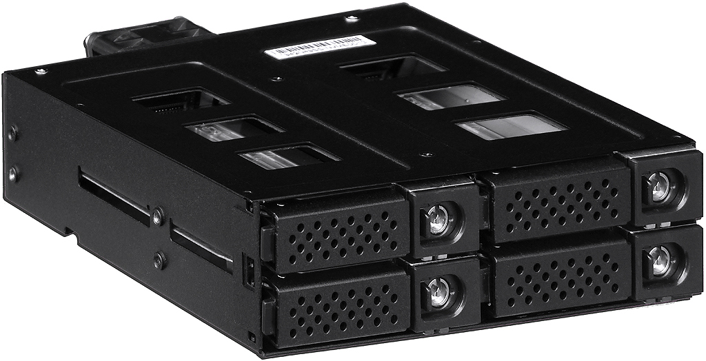 Модул 4xHDD 2.5" SAS/SATA 12G hotswap in 1x5.25" bay | JAR Computers Модул 4xHDD 2.5" SAS/SATA 12G hotswap in 1x5.25" bay