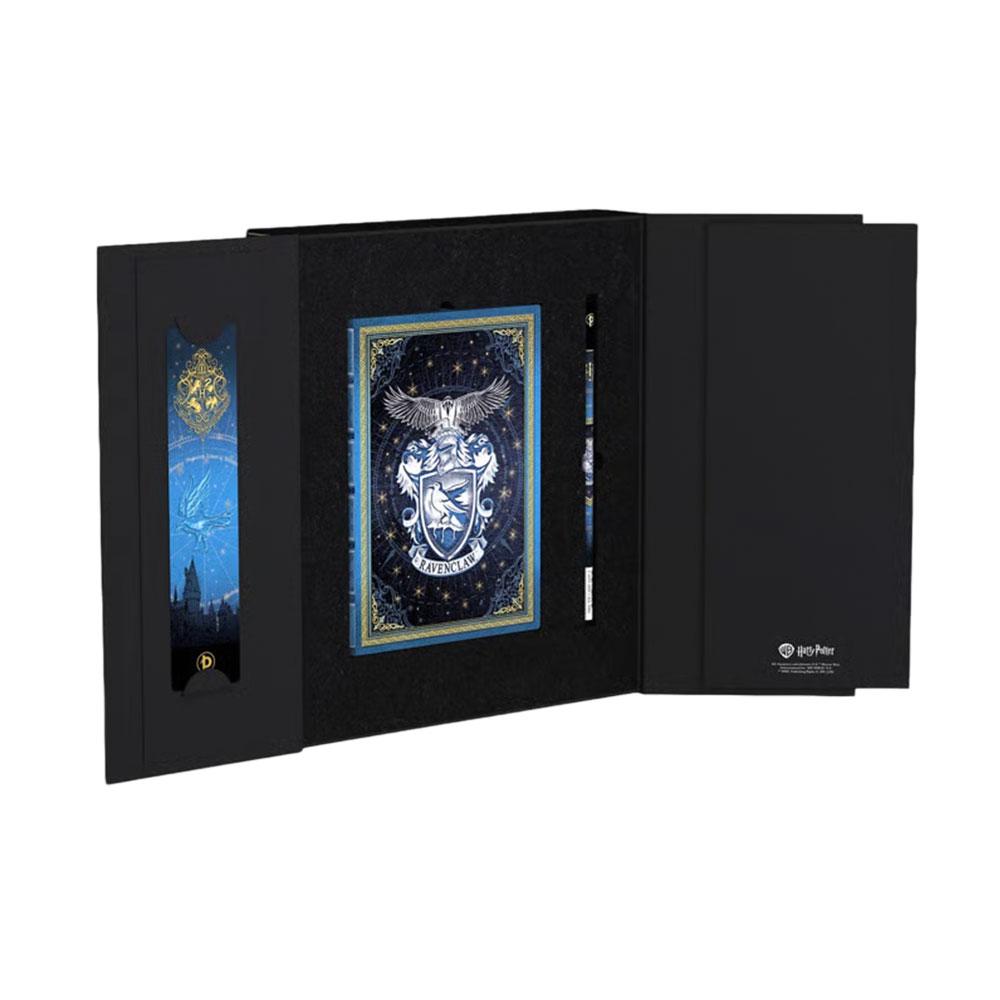 Paperblanks Подаръчен комплект Ravenclaw, тефтер Midi, книгоразделител и молив
