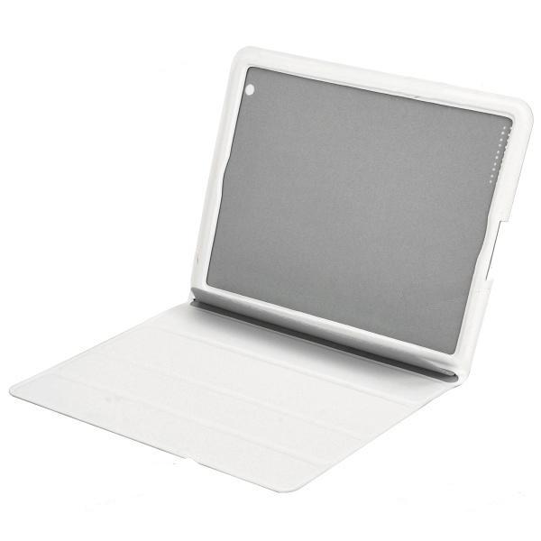Полиуретанов калъф и поставка за iPad 4, iPad 3, iPad 2 - Fashion Protective Smart Cover (бял) | JAR Computers Полиуретанов калъф и поставка за iPad 4, iPad 3, iPad 2 - Fashion Protective Smart Cover (бял)