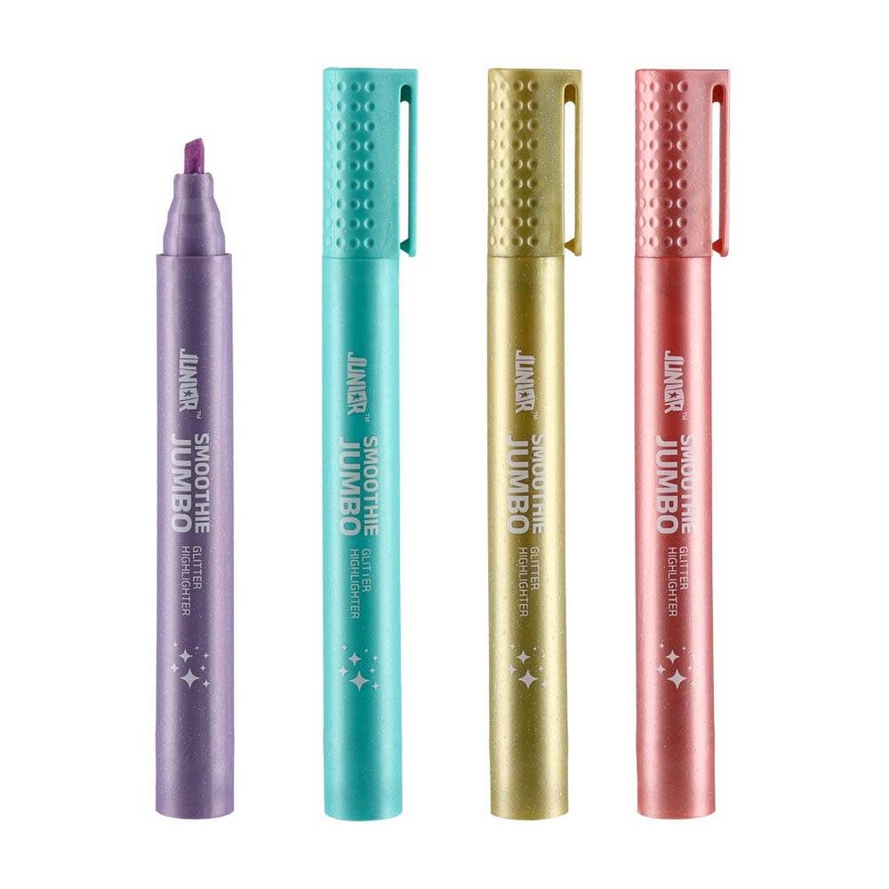 Текст маркер Junior Smoothie, металик, асорти