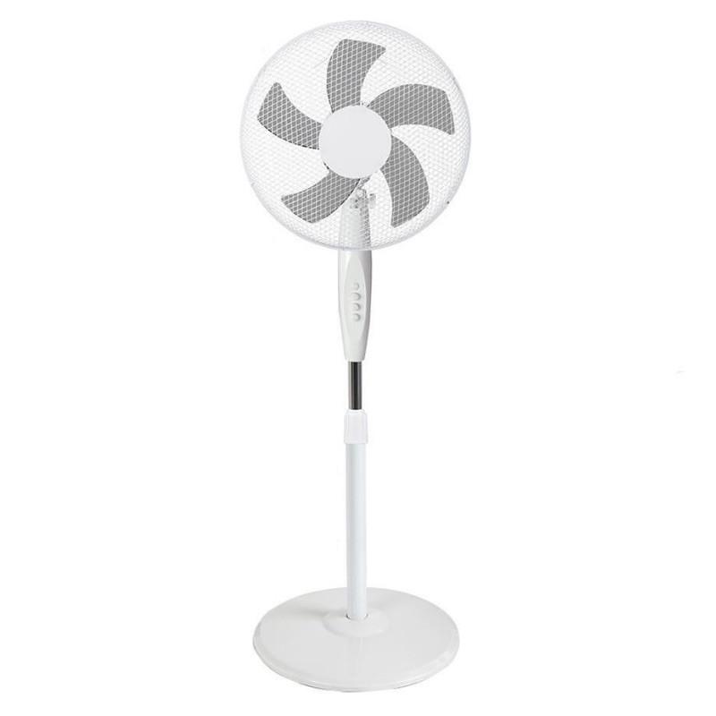 Вентилатор 3в1 Elite EHSF-0369, 55W, 40 см, 3 скорости, Регулируеми наклон и височина, Тиха работа, Бял