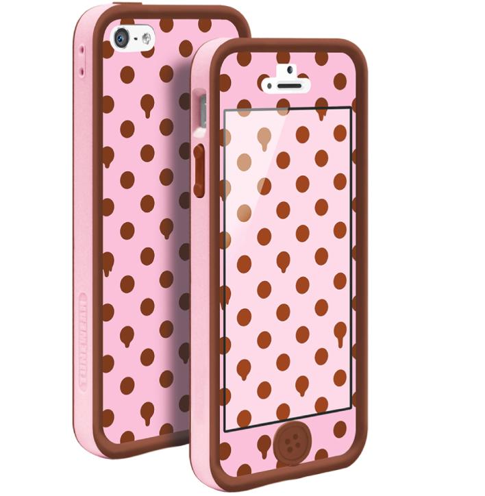 Бъмпер, скин и фолио за iPhone 5, iPhone 5S, iPhone SE - Tunewear Poptune Choco Strawberry | JAR Computers Бъмпер, скин и фолио за iPhone 5, iPhone 5S, iPhone SE - Tunewear Poptune Choco Strawberry