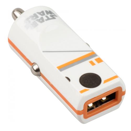 дублирана - USB Tribe Star Wars BB-8 USB Car Charger - зарядно за кола с 2.4A USB изход за мобилни устройства (бял) | JAR Computers дублирана - USB Tribe Star Wars BB-8 USB Car Charger - зарядно за кола с 2.4A USB изход за мобилни устройства (бял)