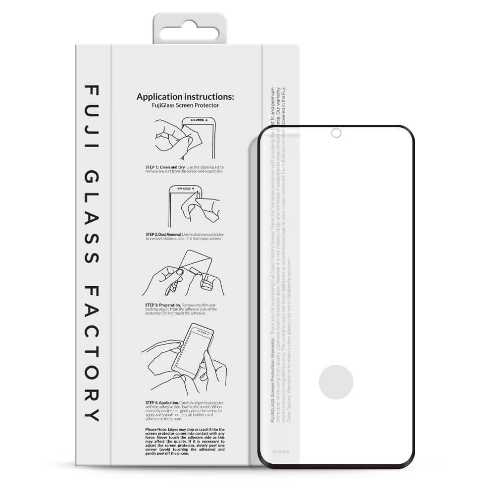 Калено стъклено защитно покритие за дисплея на Samsung Galaxy S20 Plus - Fuji Curved-to-fit Screen Protector (прозрачен) | JAR Computers Калено стъклено защитно покритие за дисплея на Samsung Galaxy S20 Plus - Fuji Curved-to-fit Screen Protector (прозрачен)