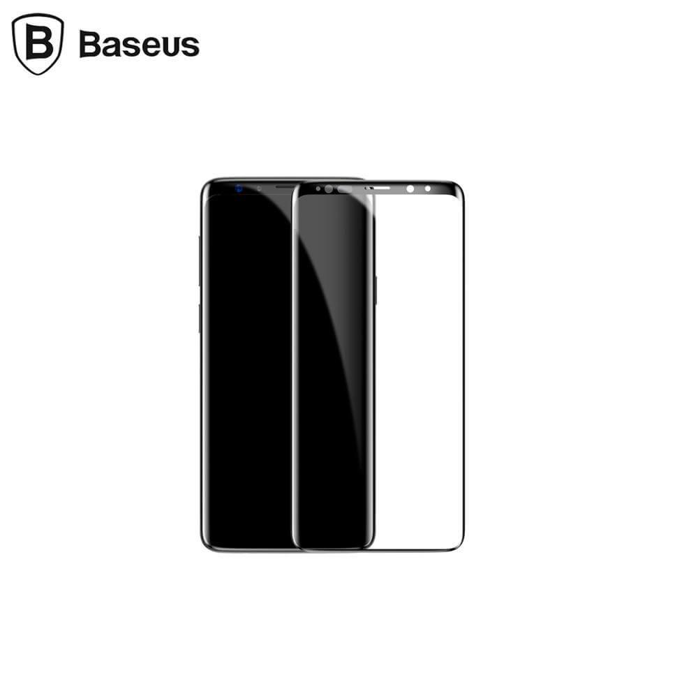Калено стъклено защитно покритие за дисплея на Samsung Galaxy S9 - Baseus All-screen Arc-surface Tempered Glass (0.3 mm) (черен-прозрачен) | JAR Computers Калено стъклено защитно покритие за дисплея на Samsung Galaxy S9 - Baseus All-screen Arc-surface Tempered Glass (0.3 mm) (черен-прозрачен)