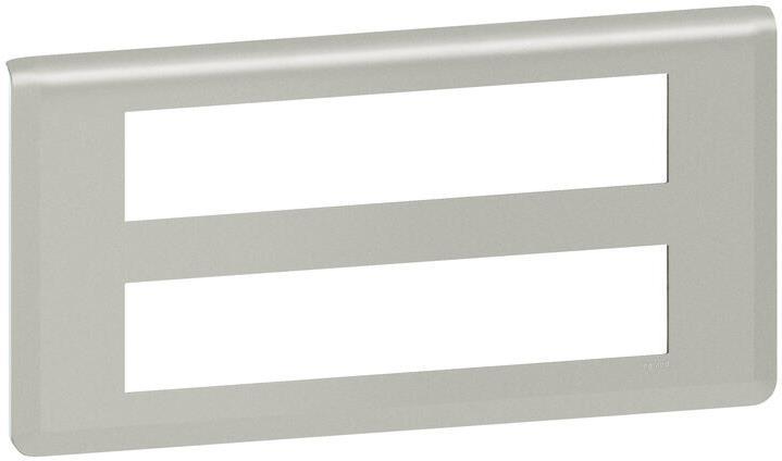 Лицева рамка 2х10 мод. цвят алуминий Mosaic NEW Legrand | JAR Computers Лицева рамка 2х10 мод. цвят алуминий Mosaic NEW Legrand