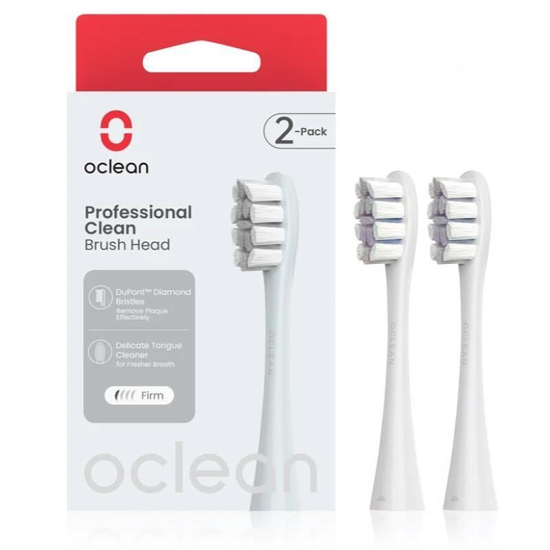 Накрайник за четки за зъби Oclean Professional clean -2 pack Grey P1C10-N