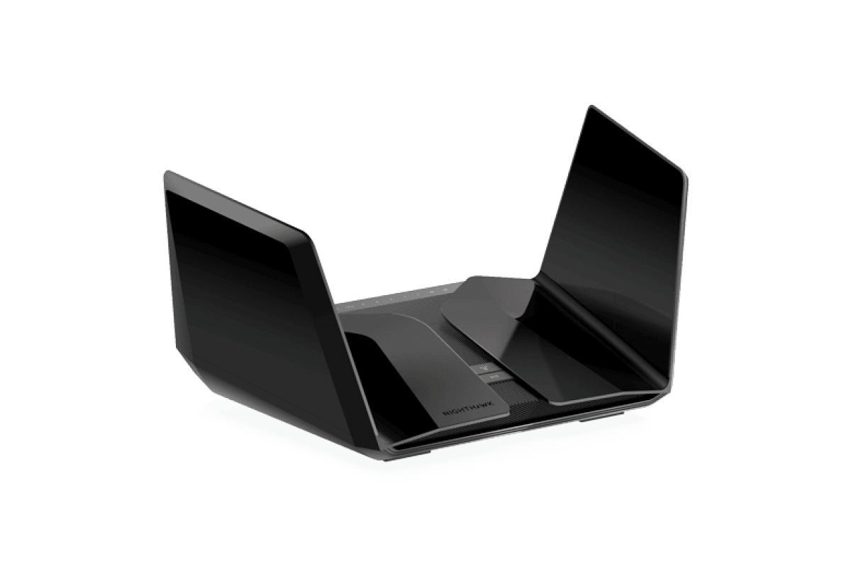NETGEAR Nighthawk RAXE500 wireless router Gigabit Ethernet Tri-band (2.4 GHz / 5 GHz / 6 GHz) Black | JAR Computers NETGEAR Nighthawk RAXE500 wireless router Gigabit Ethernet Tri-band (2.4 GHz / 5 GHz / 6 GHz) Black
