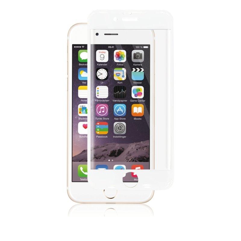 Обхващащо и ръбовете стъклено защитно покритие за дисплея на iPhone 6S Plus, iPhone 6 Plus - Panzer Full-Fit Curved Tempered Glass Protector (бял) | JAR Computers Обхващащо и ръбовете стъклено защитно покритие за дисплея на iPhone 6S Plus, iPhone 6 Plus - Panzer Full-Fit Curved Tempered Glass Protector (бял)