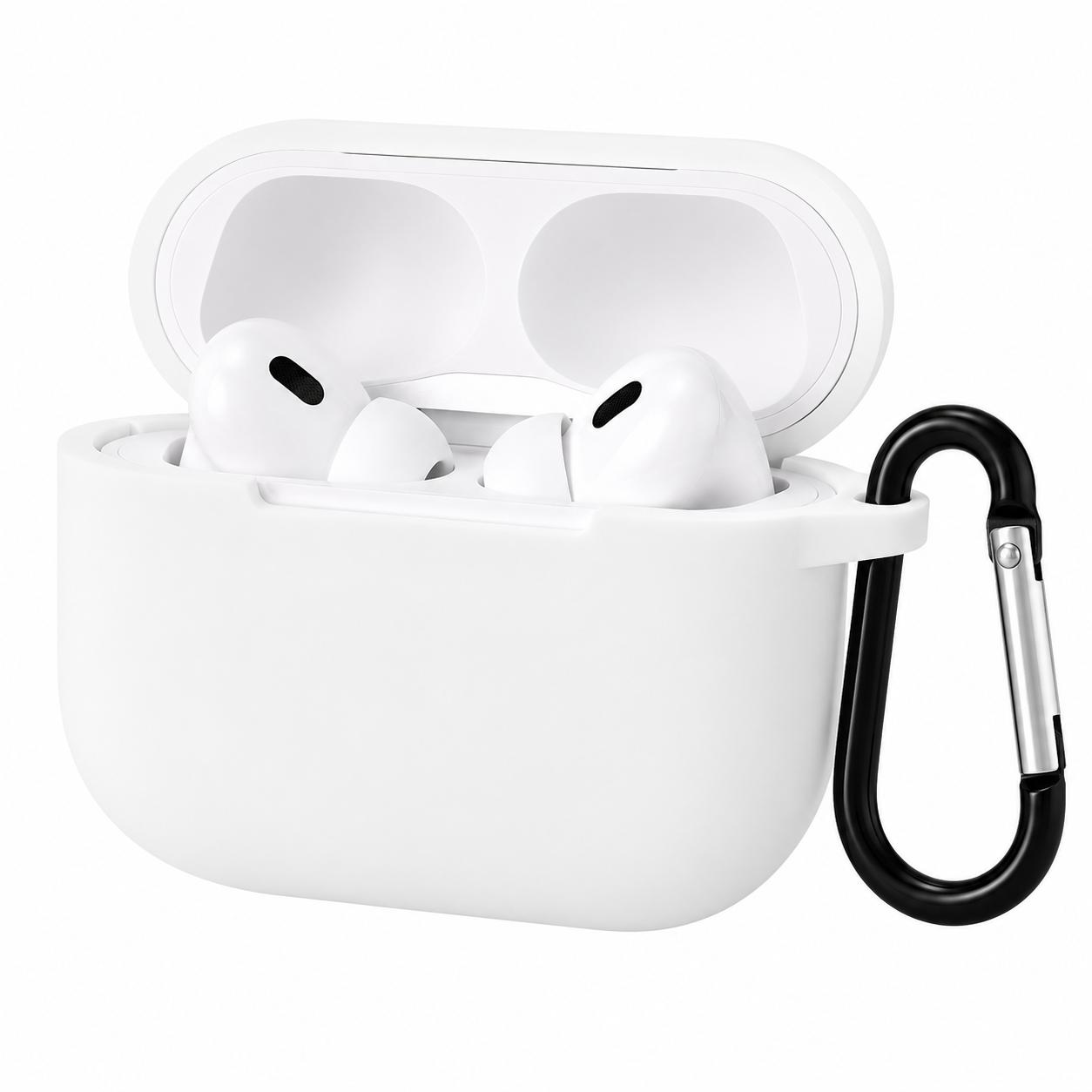 Силиконов калъф за AirPods 4 /бял/ | JAR Computers Силиконов калъф за AirPods 4 /бял/
