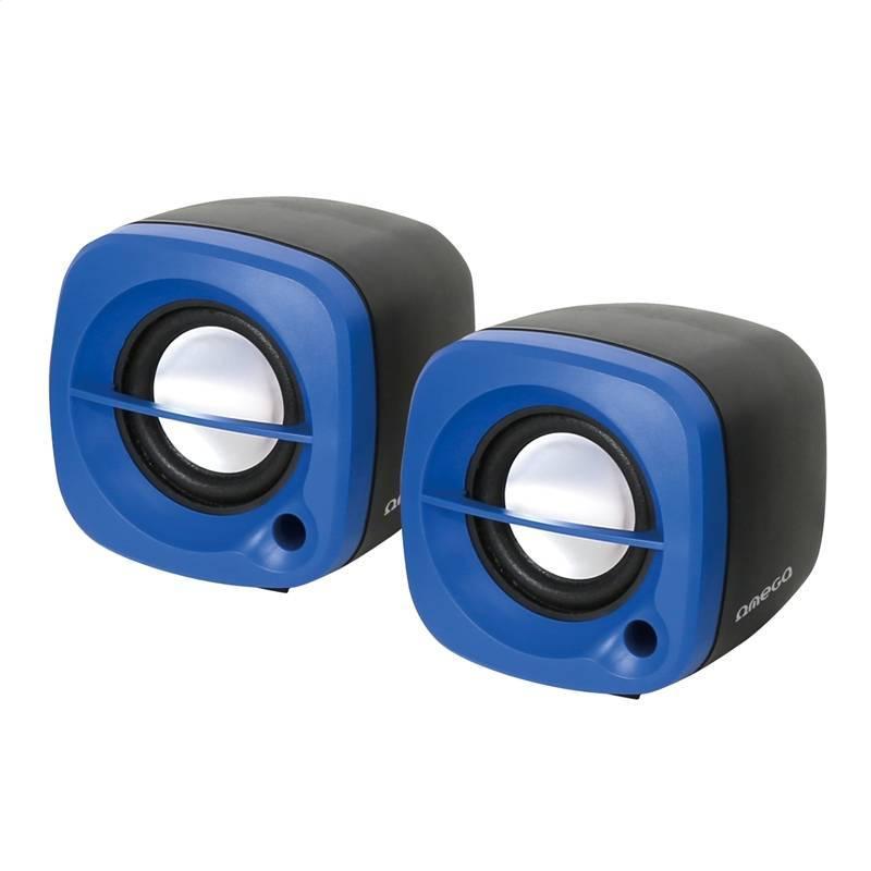 Тонколони за компютър (син) - Omega Speakers 2.0 OG-15 6W USB | JAR Computers Тонколони за компютър (син) - Omega Speakers 2.0 OG-15 6W USB