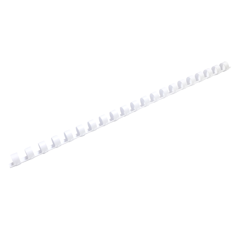 Top Office Спирали за подвързване, 8 mm, бели, 25 броя