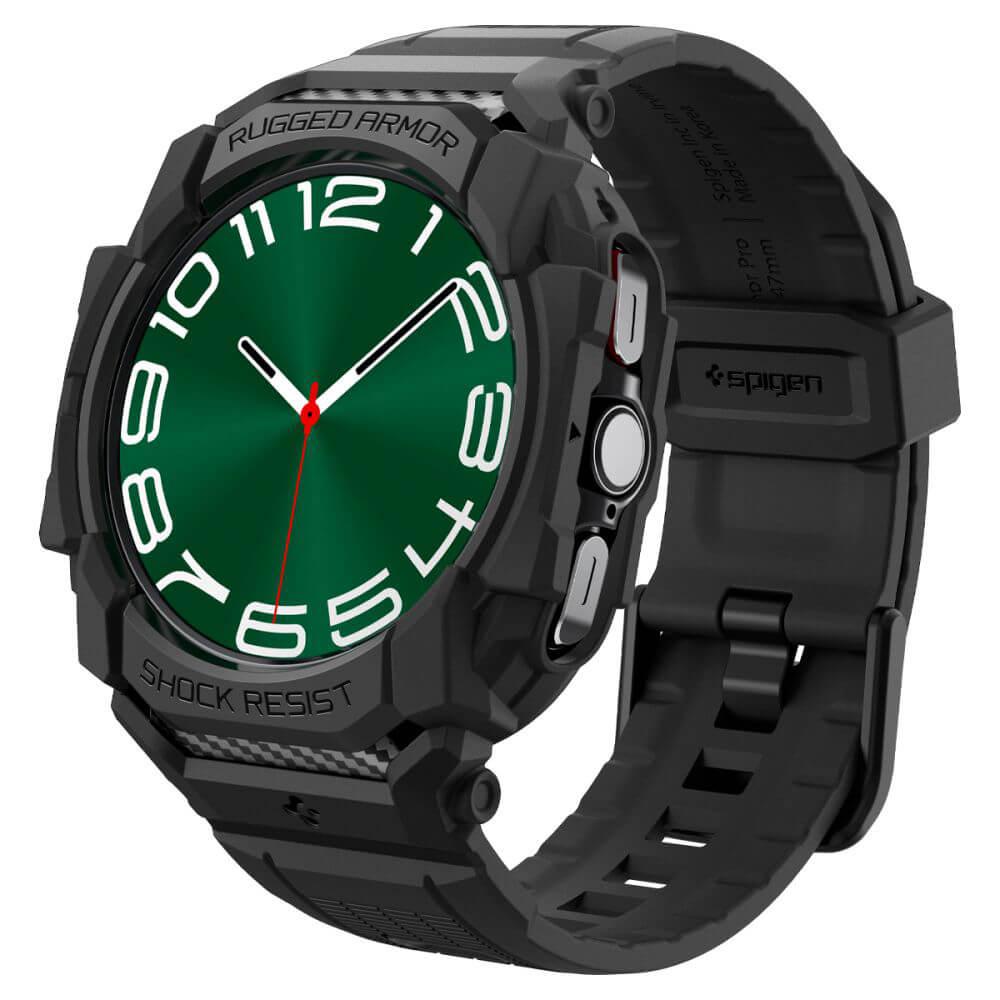 Удароустойчив TPU кейс за Samsung Galaxy Watch Ultra 47мм - Spigen Rugged Armor Pro Case (черен) | JAR Computers Удароустойчив TPU кейс за Samsung Galaxy Watch Ultra 47мм - Spigen Rugged Armor Pro Case (черен)