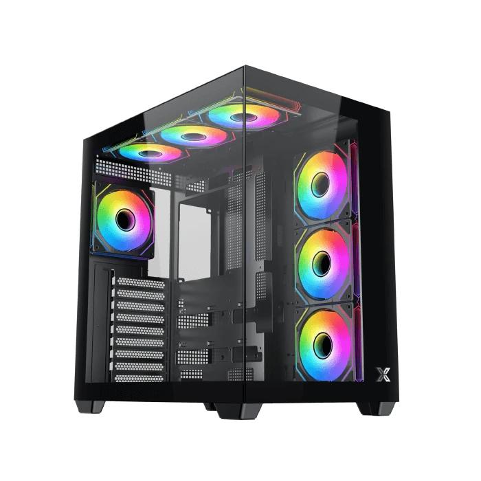 Xigmatek кутия Case ATX - Aqua V Air (H23A) - 7 ARGB Fans | JAR Computers Xigmatek кутия Case ATX - Aqua V Air (H23A) - 7 ARGB Fans