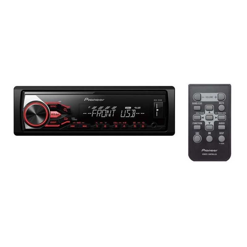 Авторесийвър Pioneer MVH-181UB | JAR Computers Авторесийвър Pioneer MVH-181UB