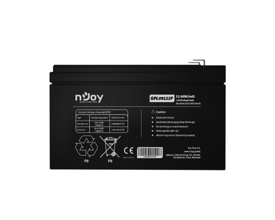 Батерия 9Ah GPL09122F 12V 32.00 W/cell, GPL09122F