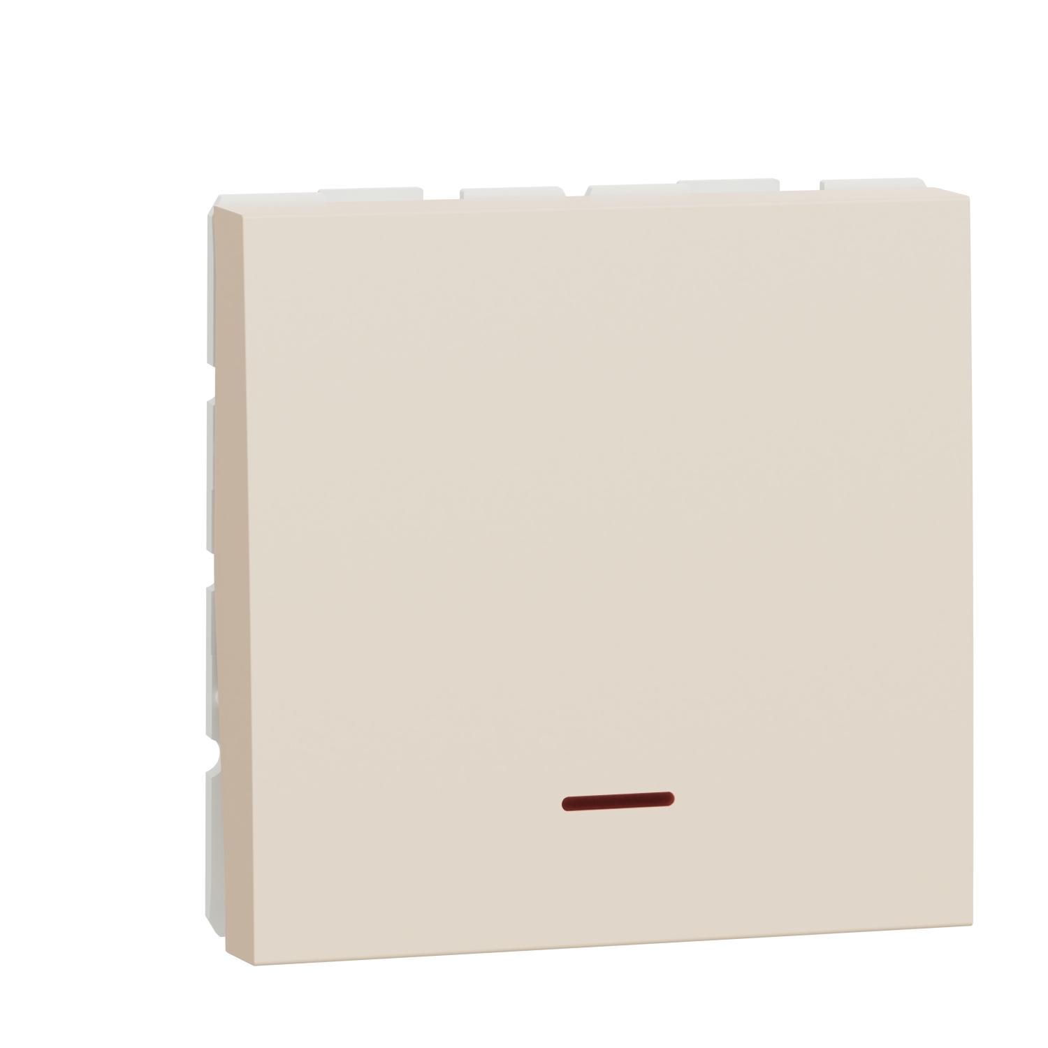 Двуполюсен ключ със светлинен индикатор 30A, 2M, сл. кост - SCHNEIDER ELECTRIC New Unica NU323244S | JAR Computers Двуполюсен ключ със светлинен индикатор 30A, 2M, сл. кост - SCHNEIDER ELECTRIC New Unica NU323244S