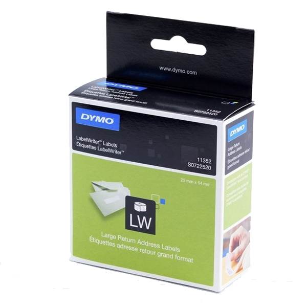 DYMO 11352 LW RETURN ADDRESS LABEL 54x25mm (DYMO11352)