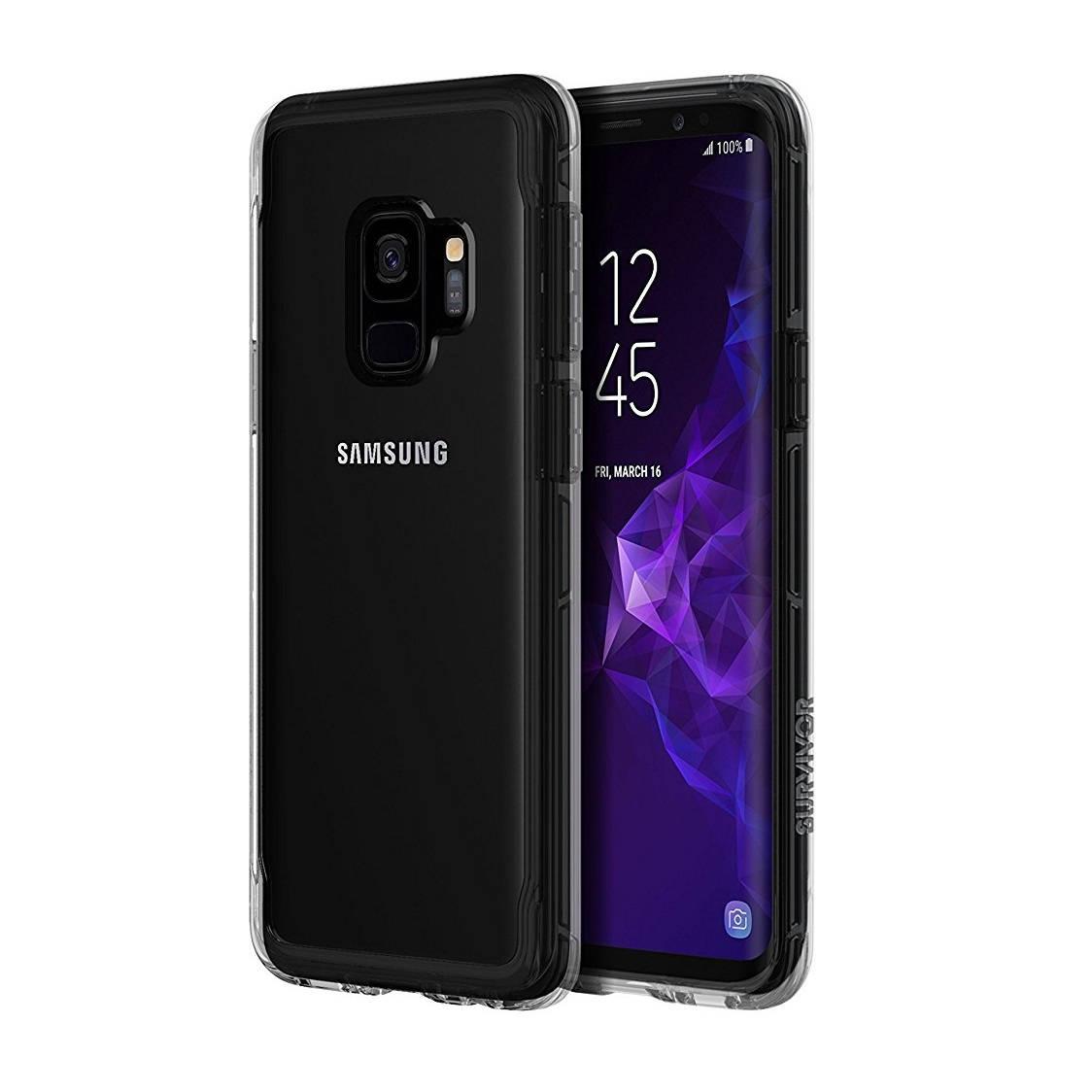 Хибриден удароустойчив кейс за Samsung Galaxy S9 - Griffin Survivor Clear (прозрачен) | JAR Computers Хибриден удароустойчив кейс за Samsung Galaxy S9 - Griffin Survivor Clear (прозрачен)