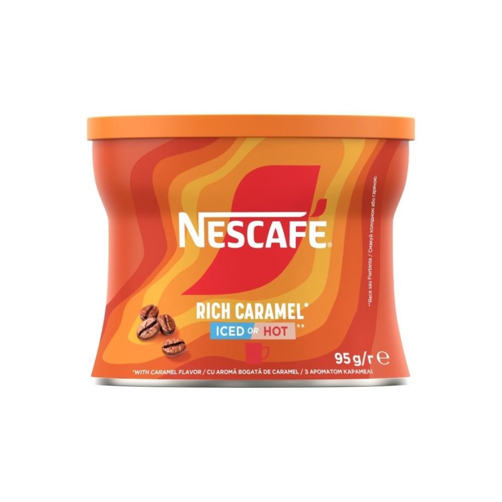 Кафе Nescafe Rich Caramel разтворимо, метална кутия, с вкус карамел 95г | JAR Computers Кафе Nescafe Rich Caramel разтворимо, метална кутия, с вкус карамел 95г