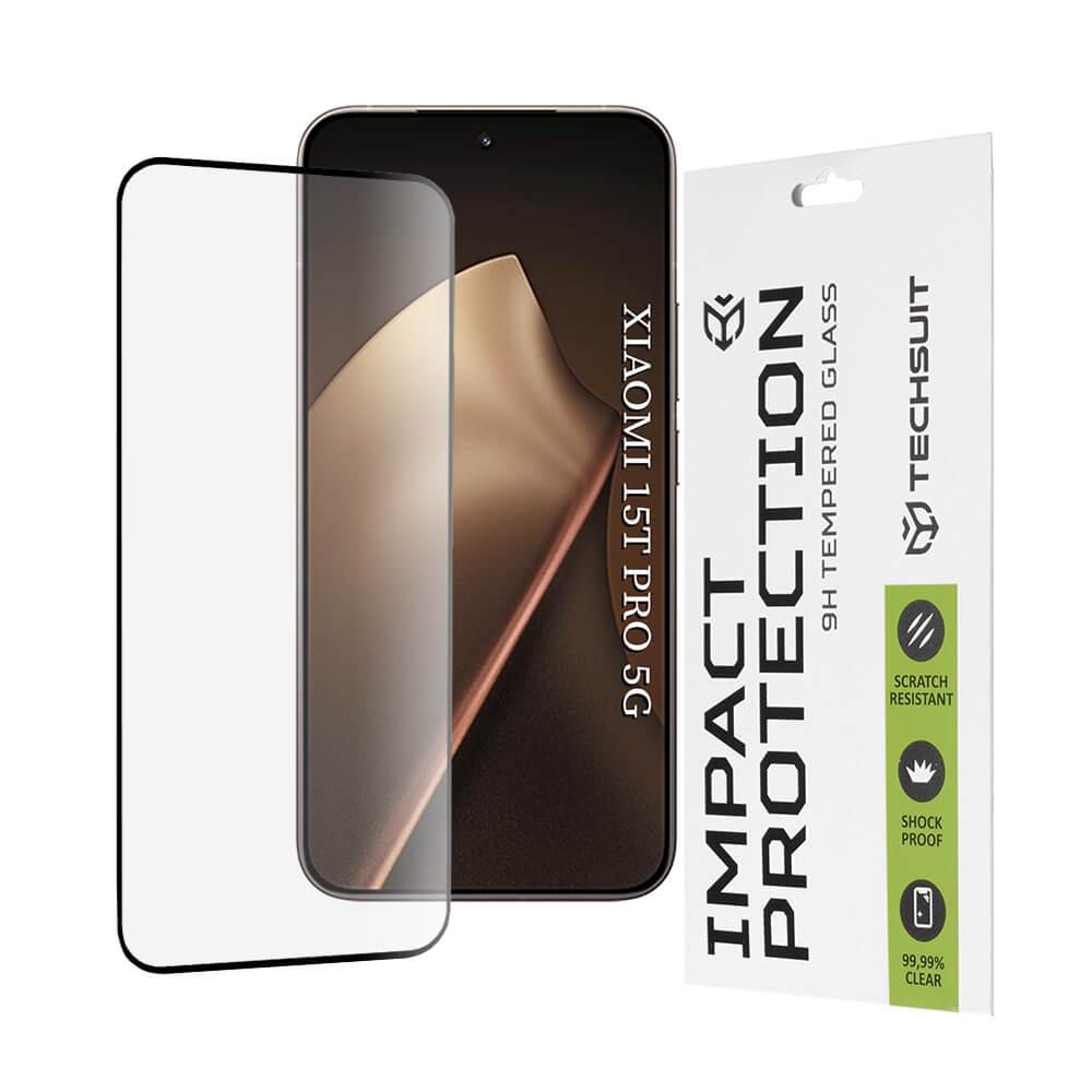 Калено стъклено защитно покритие за дисплея на Xiaomi 15T Pro - Techsuit Full Glue Tempered Glass 111D (черен-прозрачен) | JAR Computers Калено стъклено защитно покритие за дисплея на Xiaomi 15T Pro - Techsuit Full Glue Tempered Glass 111D (черен-прозрачен)