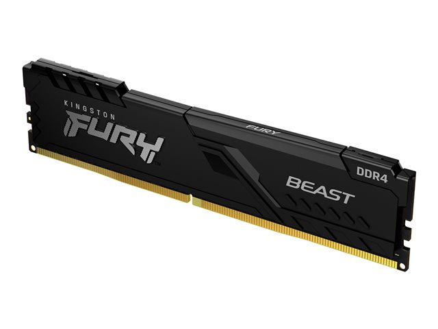 KINGSTON 32GB 3733MHz DDR4 CL19 DIMM Kit of 2 1Gx8 FURY Beast Black