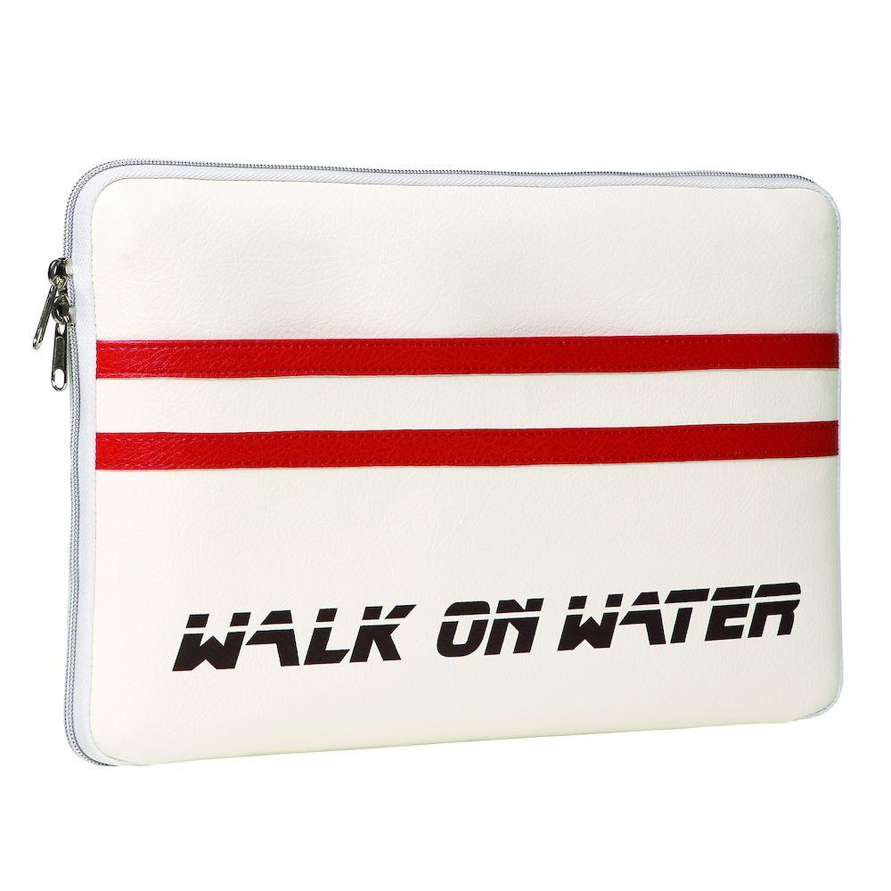 Кожен калъф за преносими компютри до 11 инча - Walk On Water Boarding Sleeve 11 (бял) | JAR Computers Кожен калъф за преносими компютри до 11 инча - Walk On Water Boarding Sleeve 11 (бял)