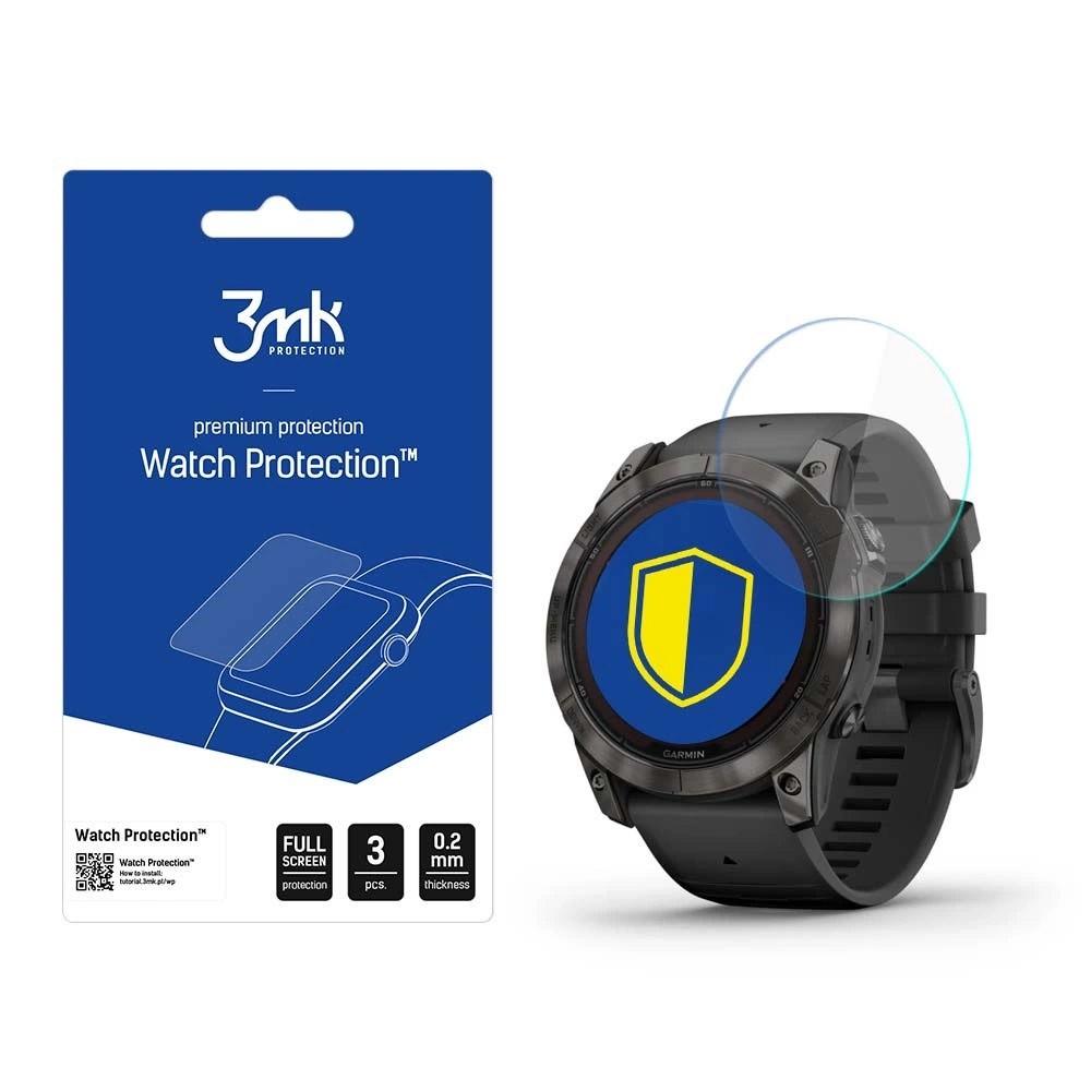 Комплект от 3 броя хибридно защитно покритие за дисплея на Samsung Garmin Fenix ​​7X Pro Solar - 3MK FlexibleGlass Lite Screen Protector (прозрачен) | JAR Computers Комплект от 3 броя хибридно защитно покритие за дисплея на Samsung Garmin Fenix ​​7X Pro Solar - 3MK FlexibleGlass Lite Screen Protector (прозрачен)