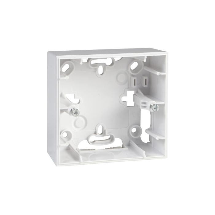 Конзола за открит монтаж Двумодулна Бял - SCHNEIDER ELECTRIC Unica Basic MGU8.002.18 | JAR Computers Конзола за открит монтаж Двумодулна Бял - SCHNEIDER ELECTRIC Unica Basic MGU8.002.18