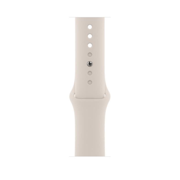 Оригинална силиконова каишка за Apple Watch 38мм, 40мм, 41мм, 42мм (2024) - Apple Watch Starlight Sport Band Stainless Steel Pin (retail опаковка) | JAR Computers Оригинална силиконова каишка за Apple Watch 38мм, 40мм, 41мм, 42мм (2024) - Apple Watch Starlight Sport Band Stainless Steel Pin (retail опаковка)
