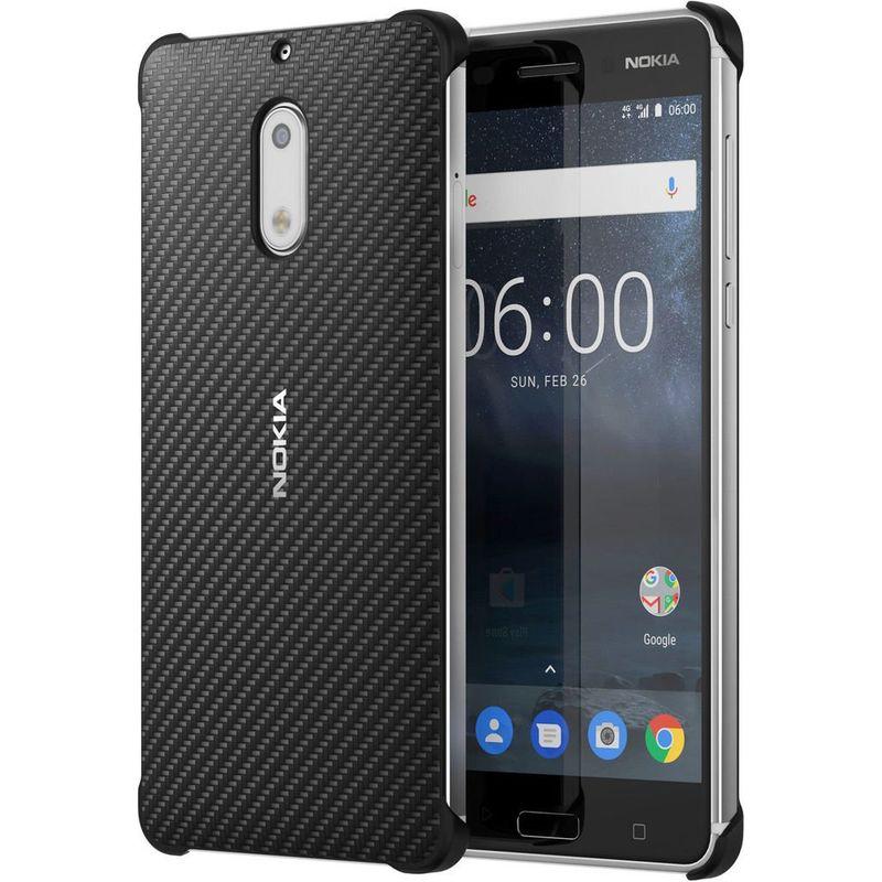 Поликарбонатов кейс за Nokia 6 - Nokia Carbon Fibre Design Case CC-802 (черен) | JAR Computers Поликарбонатов кейс за Nokia 6 - Nokia Carbon Fibre Design Case CC-802 (черен)