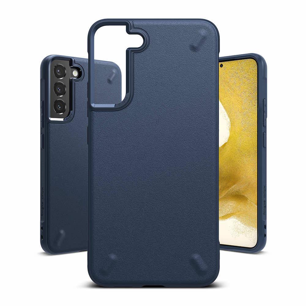 Силиконов (TPU) калъф за Samsung Galaxy S22 - Ringke Onyx Case (тъмносин) | JAR Computers Силиконов (TPU) калъф за Samsung Galaxy S22 - Ringke Onyx Case (тъмносин)