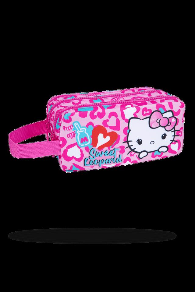Ученически несесер с три ципа COOLPACK - PRIMUS - Hello Kitty Pink