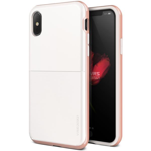 Висок клас хибриден удароустойчив кейс за iPhone XS, iPhone X - Verus High Pro Shield Case (бял-розов) | JAR Computers Висок клас хибриден удароустойчив кейс за iPhone XS, iPhone X - Verus High Pro Shield Case (бял-розов)