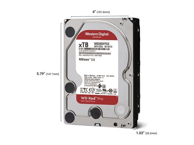 WD Red Pro NAS 22TB SATA 6Gb/s HDD 3.5inch internal 7200Rpm 512MB Cache 24x7 Bulk | JAR Computers WD Red Pro NAS 22TB SATA 6Gb/s HDD 3.5inch internal 7200Rpm 512MB Cache 24x7 Bulk