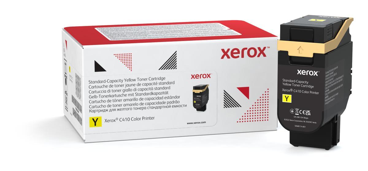 Xerox Genuine ® C410 Color Printer/VersaLink® C415 Color Multifunction Printer Yellow Standard capacity Toner Cartridge (2000 Pages) - 006R04680 | JAR Computers Xerox Genuine ® C410 Color Printer/VersaLink® C415 Color Multifunction Printer Yellow Standard capacity Toner Cartridge (2000 Pages) - 006R04680